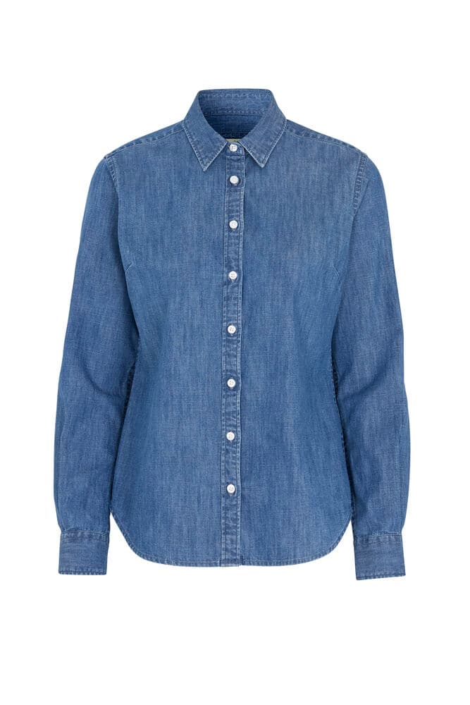 CHEMISE EN DENIM FEMME - CERTIFIÉE GOTS