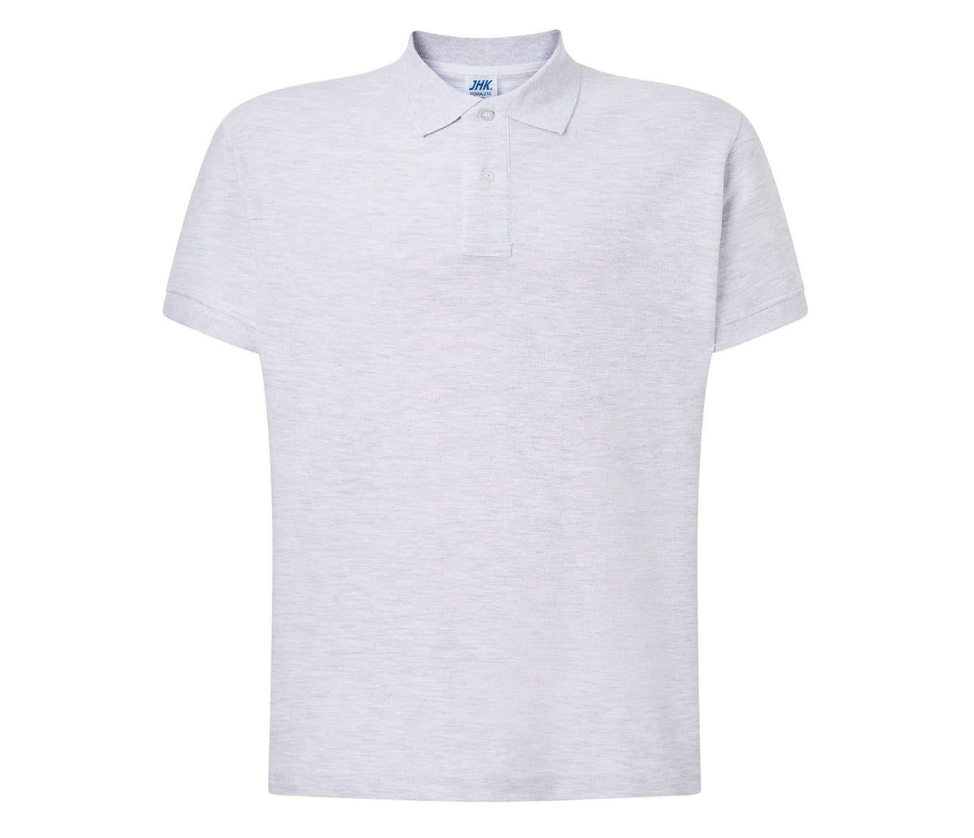 MAN REGULAR POLO coloris Gris cendré