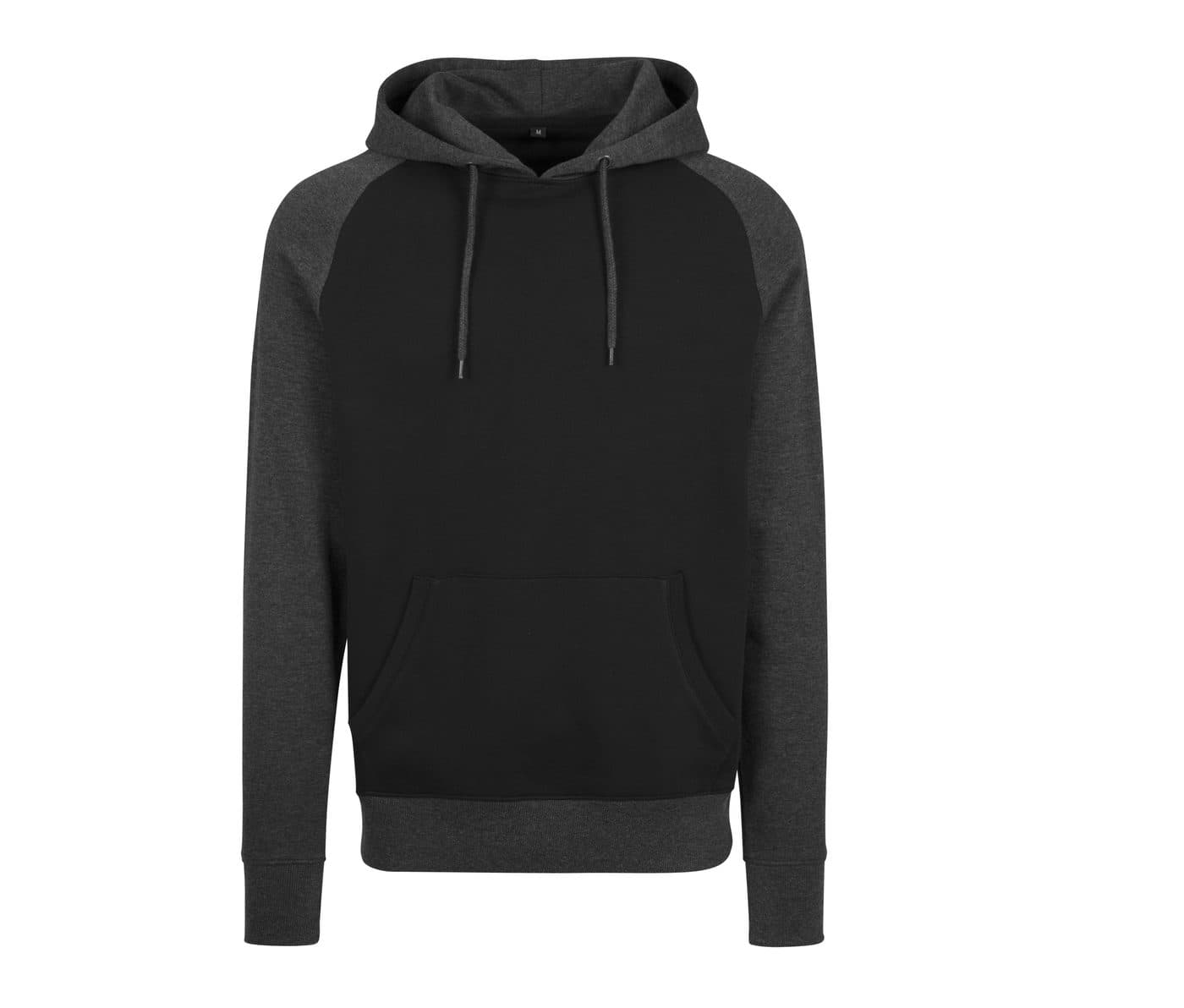 RAGLAN HOODY coloris Noir / Gris charbon