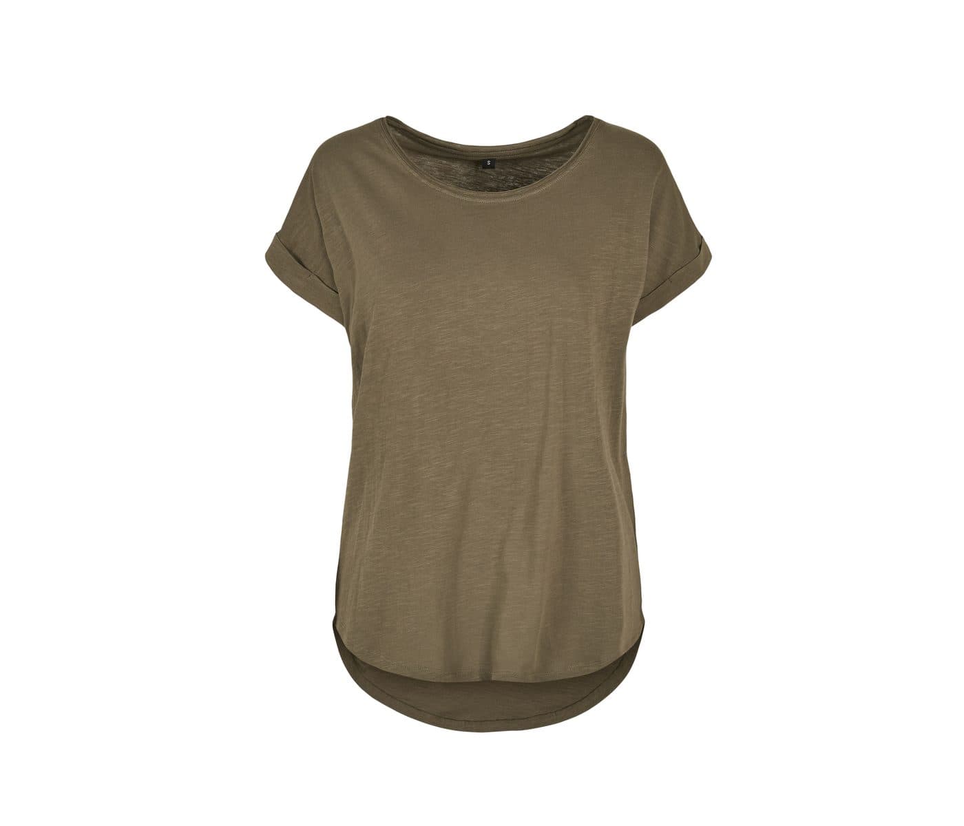 LADIES LONG SLUB TEE coloris Olive