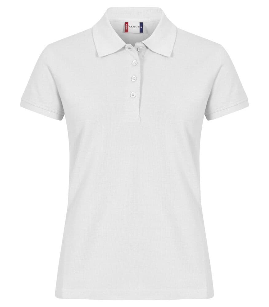 Clique Heavy Premium Polo Women coloris Blanc
