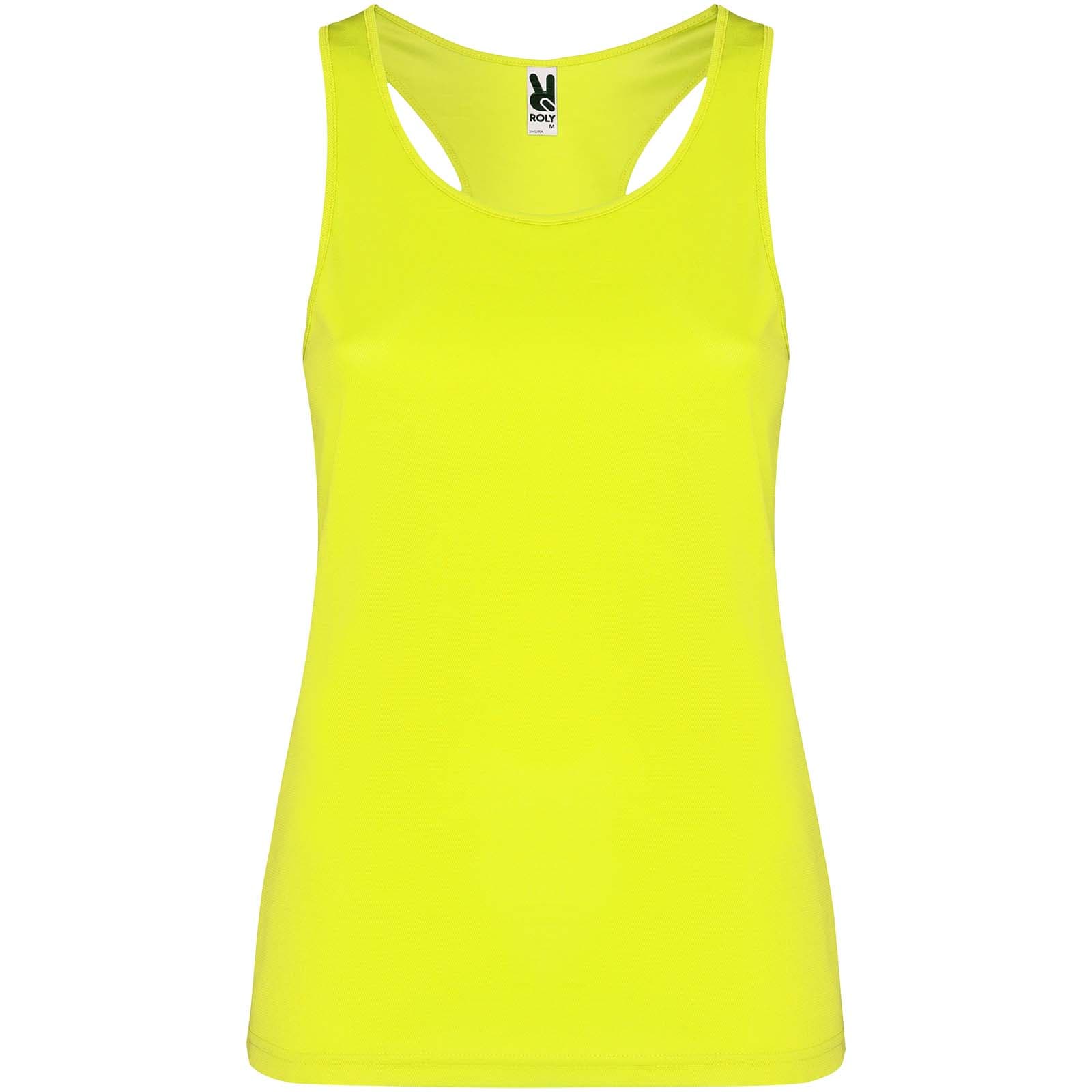 Débardeur de sport de 140 g/m² Shura pour femme coloris Jaune fluo