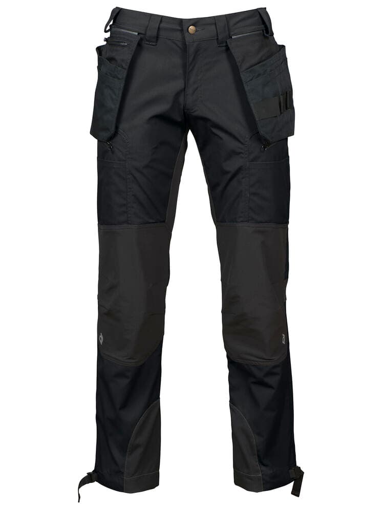 3520 PANTALON STRETCH AVEC POCHES JEAN AMOVIBLES coloris Noir