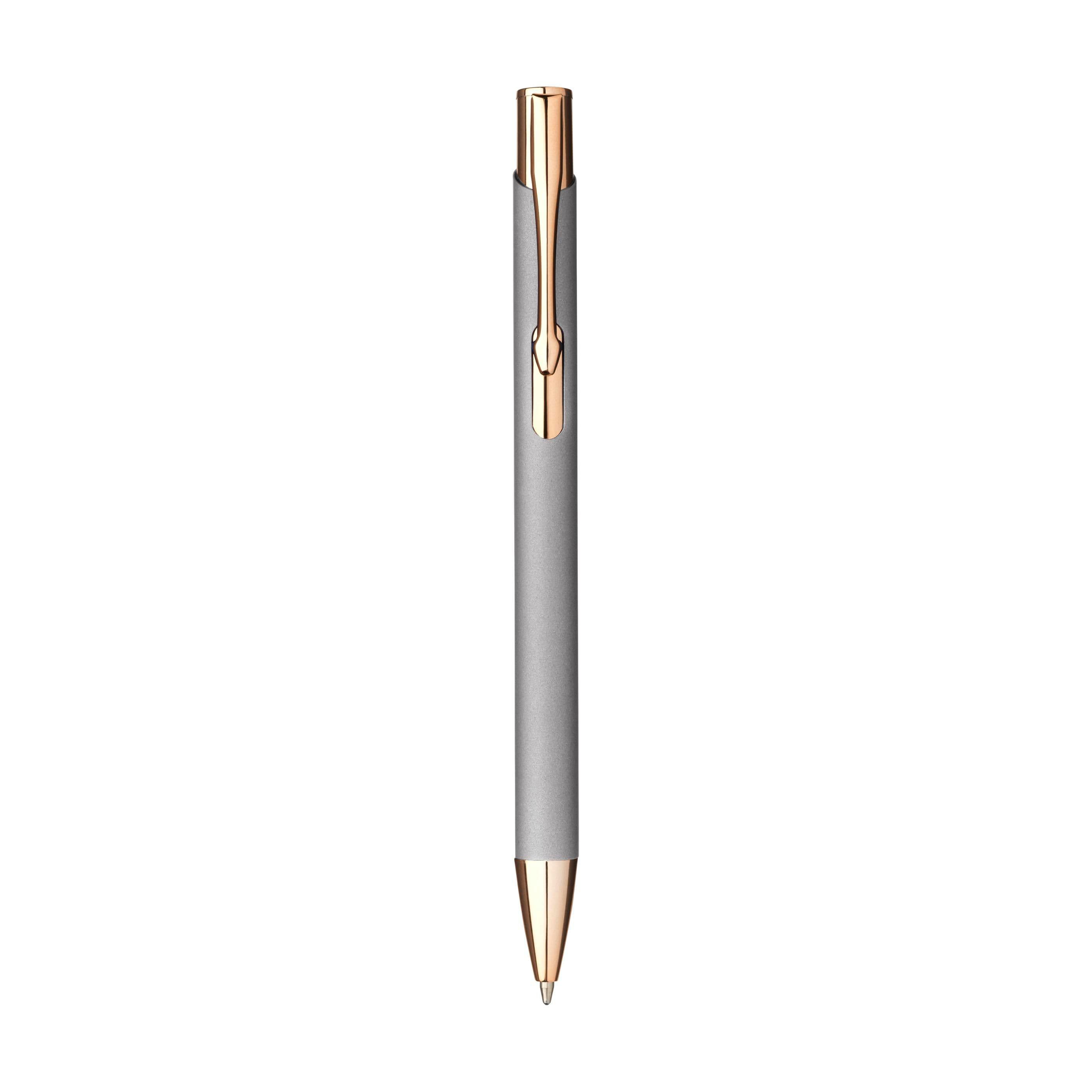 Stylo Ebony RCS aluminium recyclé Rose Gold soft en situation