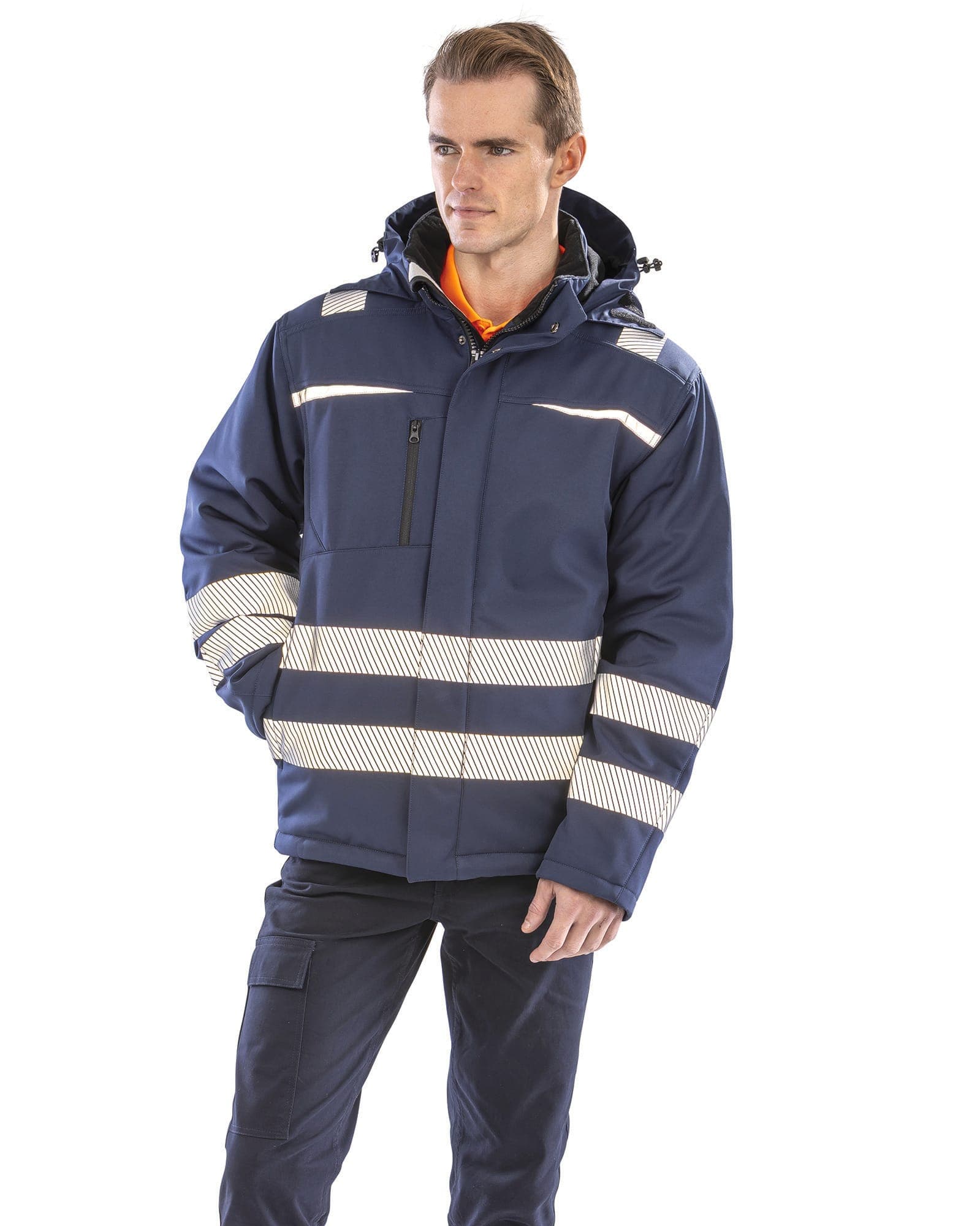 Manteau softshell dynamique en situation