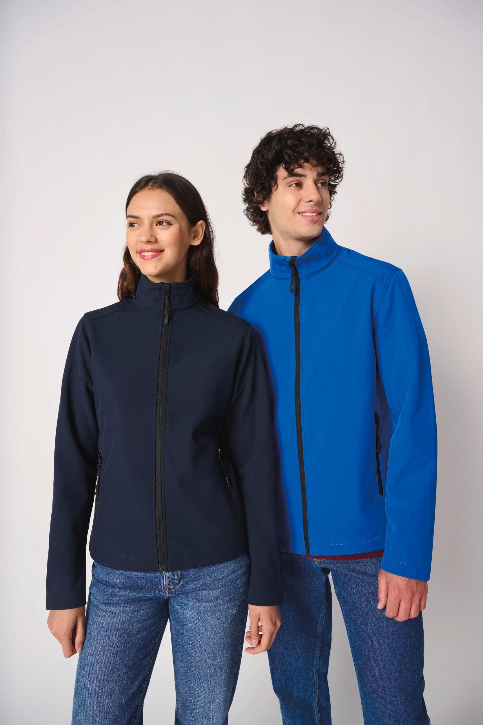 Veste softshell 2 couches femme en situation