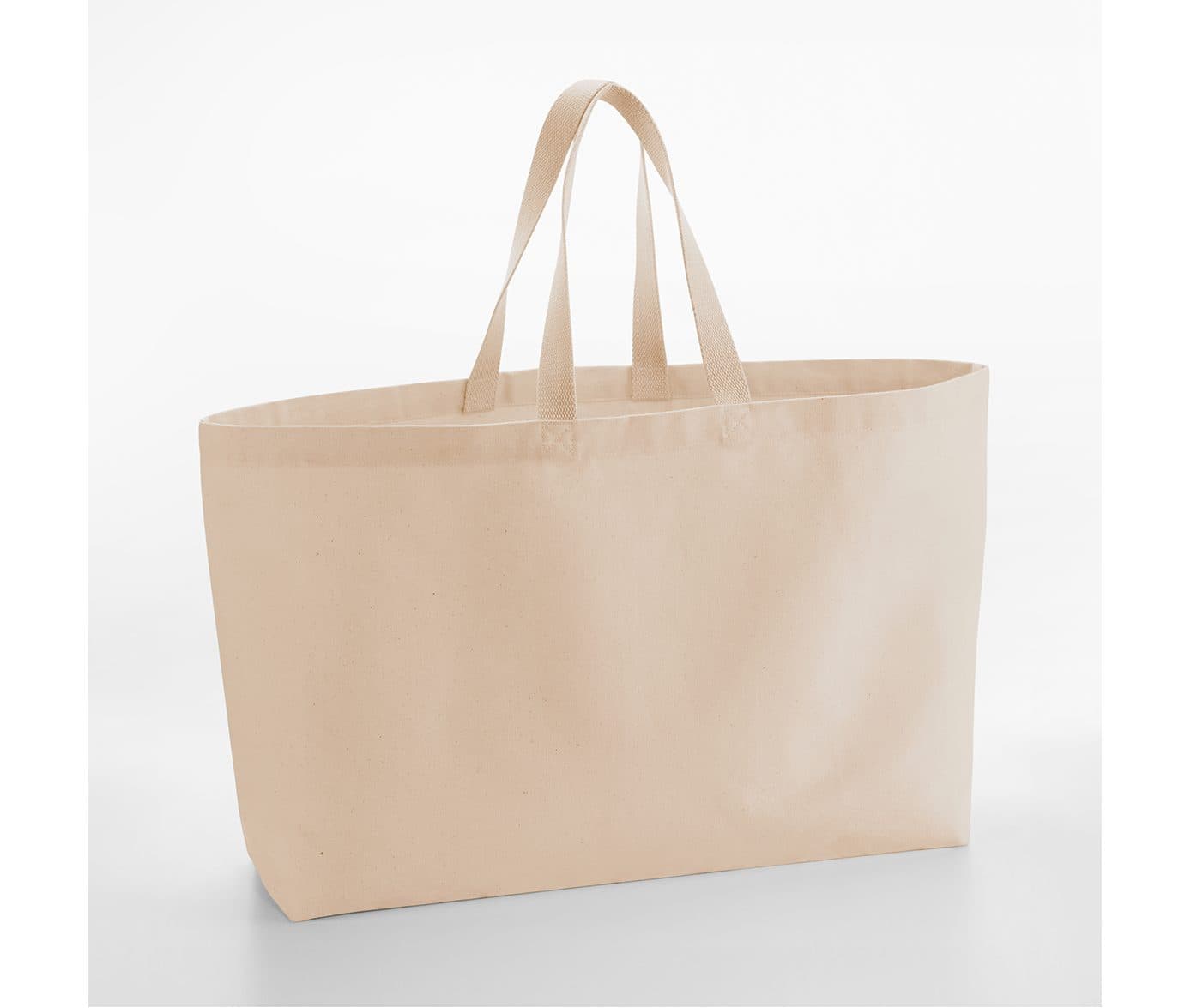 OVERSIZED CANVAS TOTE BAG coloris Pêche