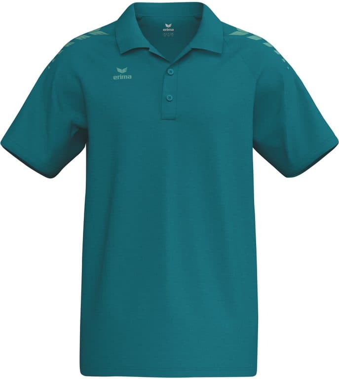 CMPT Wings Poloshirt coloris Bleu Tahitian / Menthe
