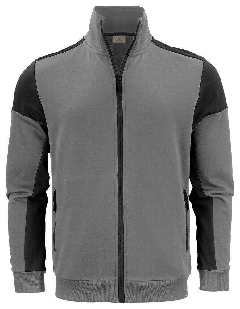 Prime Pull Fermeture Complète Hommes coloris Gris Acier / Noir