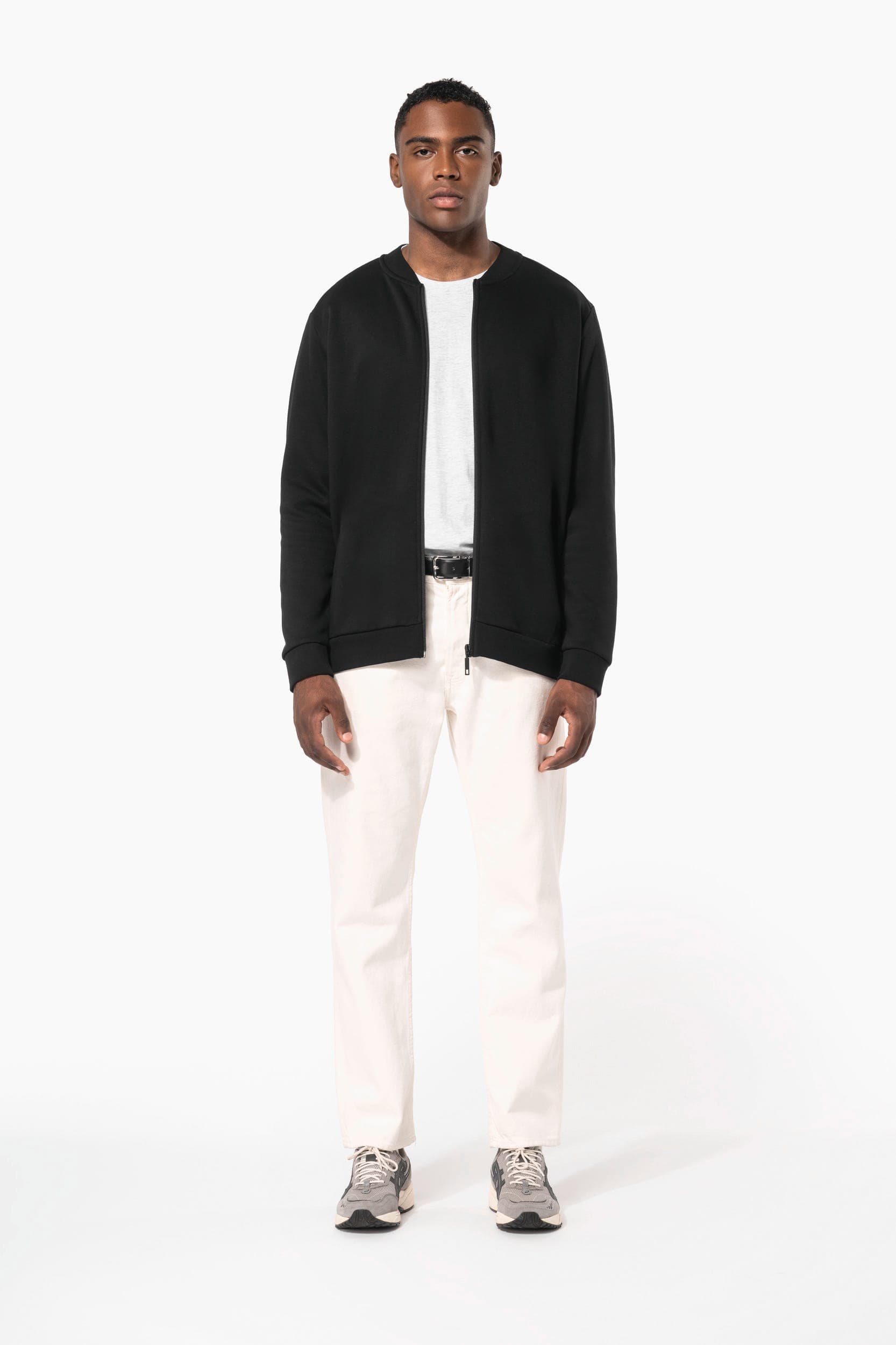 Veste molleton zippée homme en situation