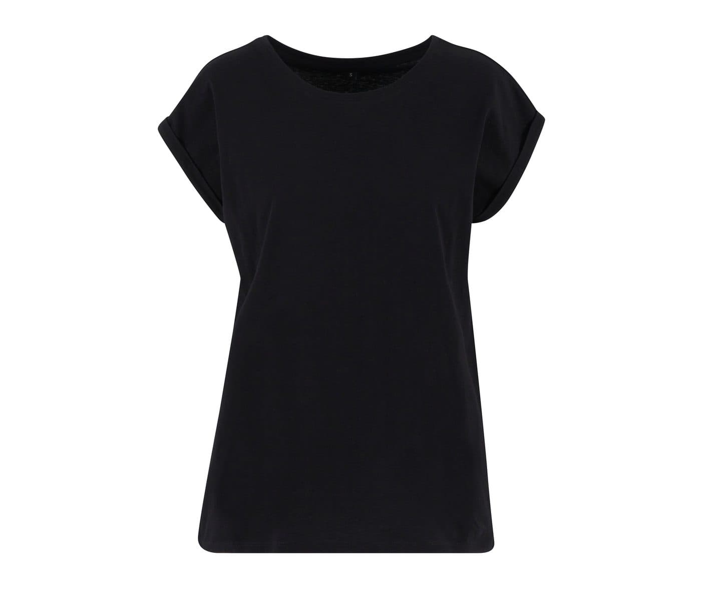 LADIES REGULAR EXTENDED SHOULDER TEE coloris Noir