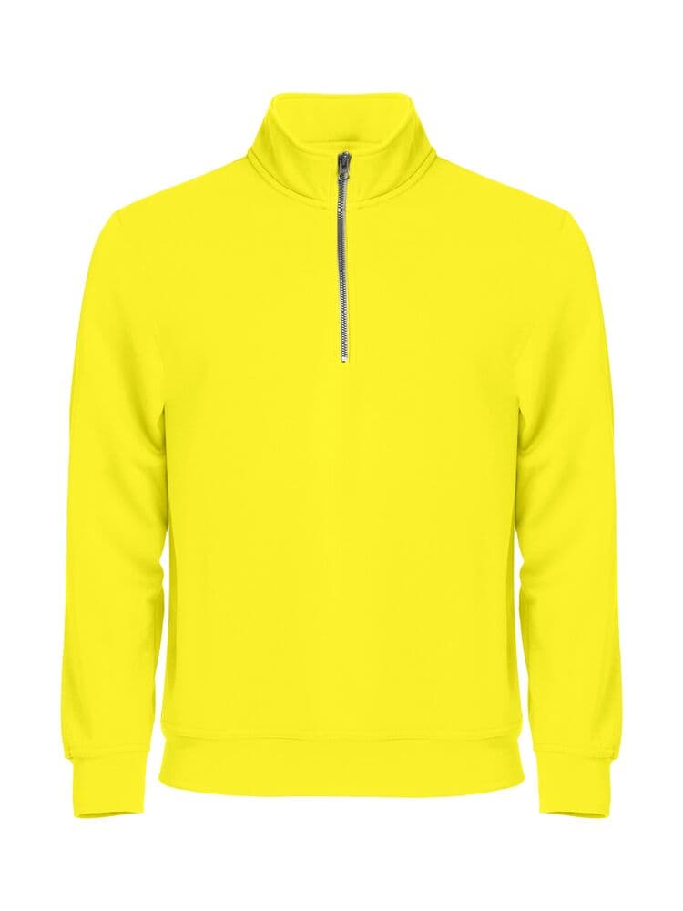 Clique Basic Half Zip coloris Jaune haute visibilité