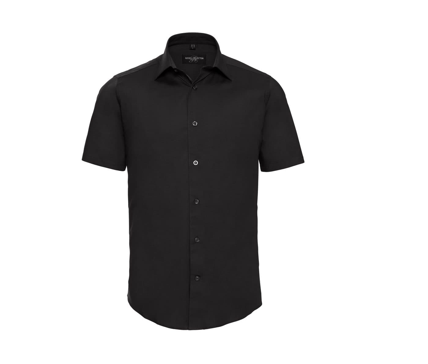 MEN'S SHORT SLEEVE FITTED STRETCH SHIRT