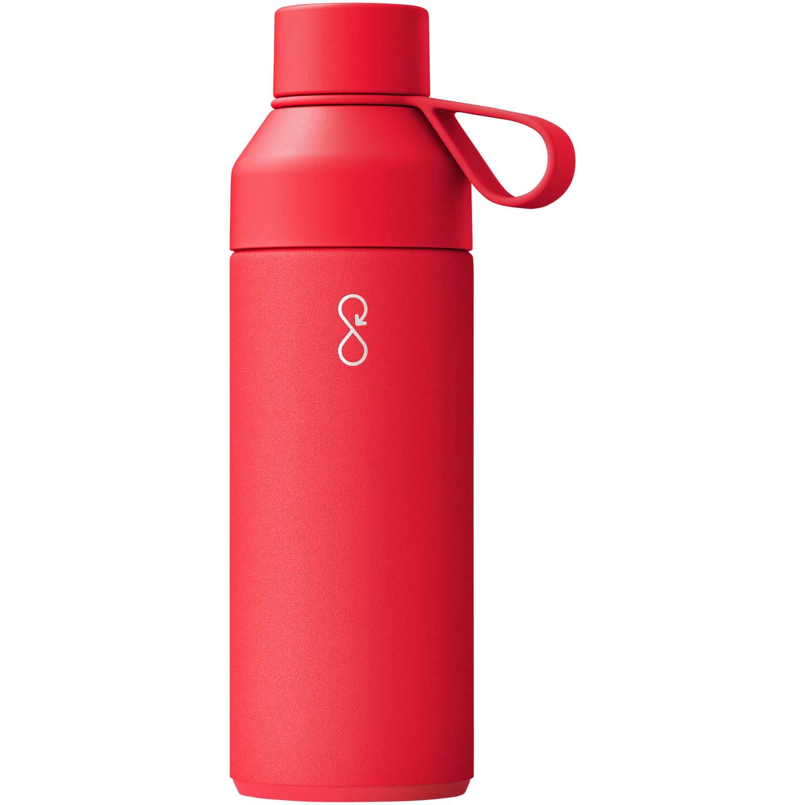 Bouteille d'eau Ocean Bottle isotherme de 500 ml coloris Rouge
