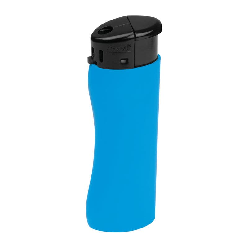 Briquet électronique "Mouscron" coloris Bleu clair