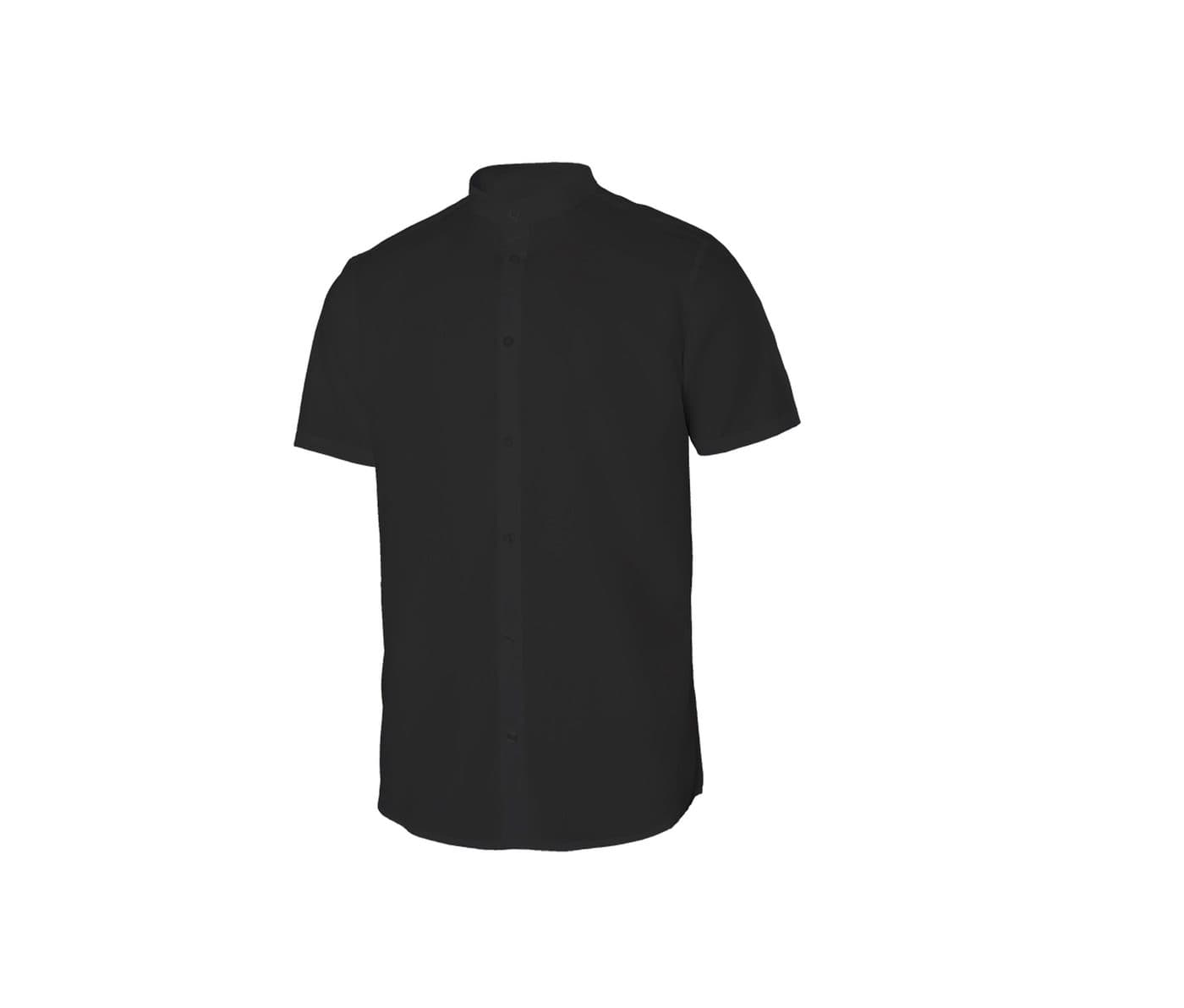 CHEMISETTE HOMME COL MAO coloris Noir
