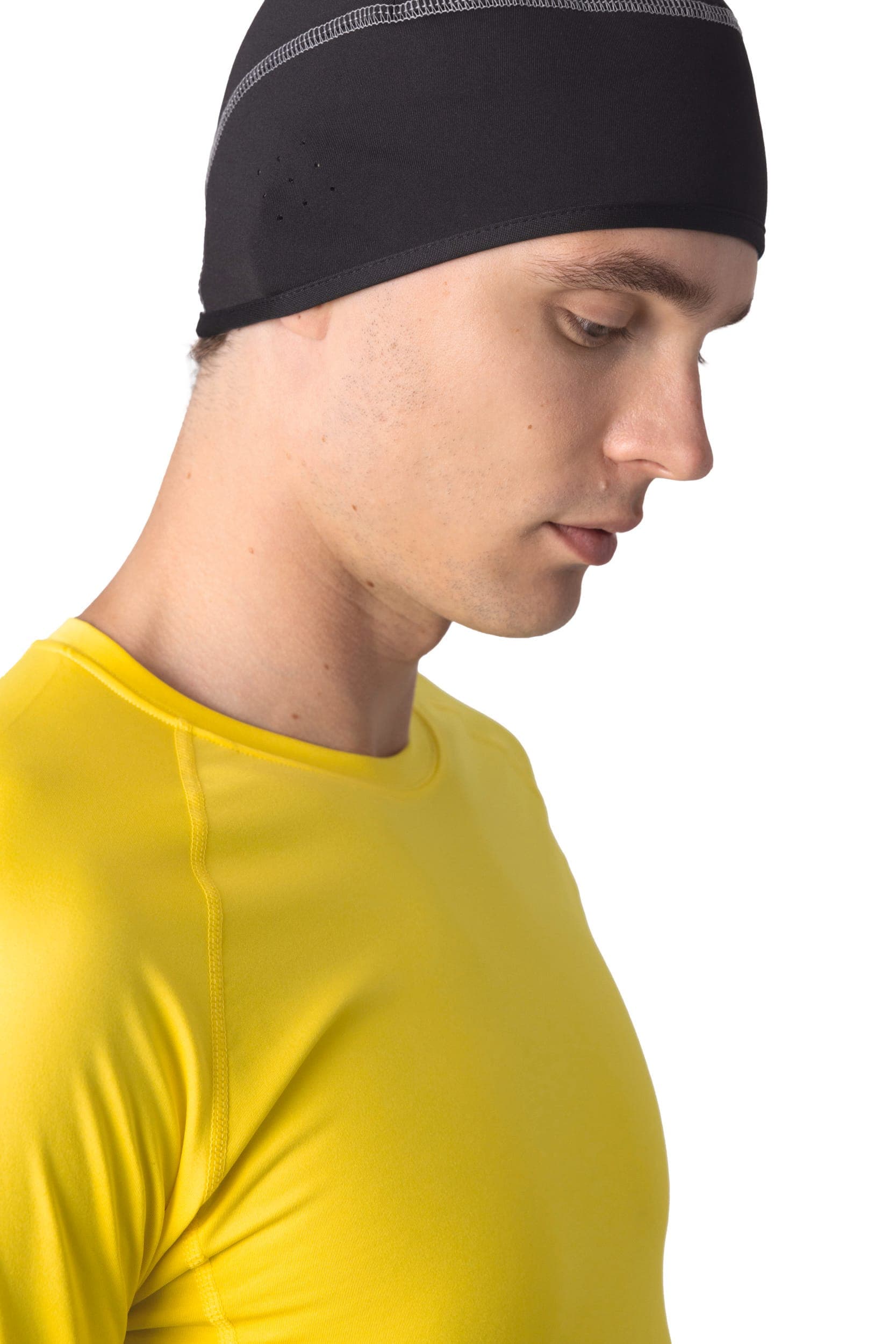 Bonnet de sport en situation