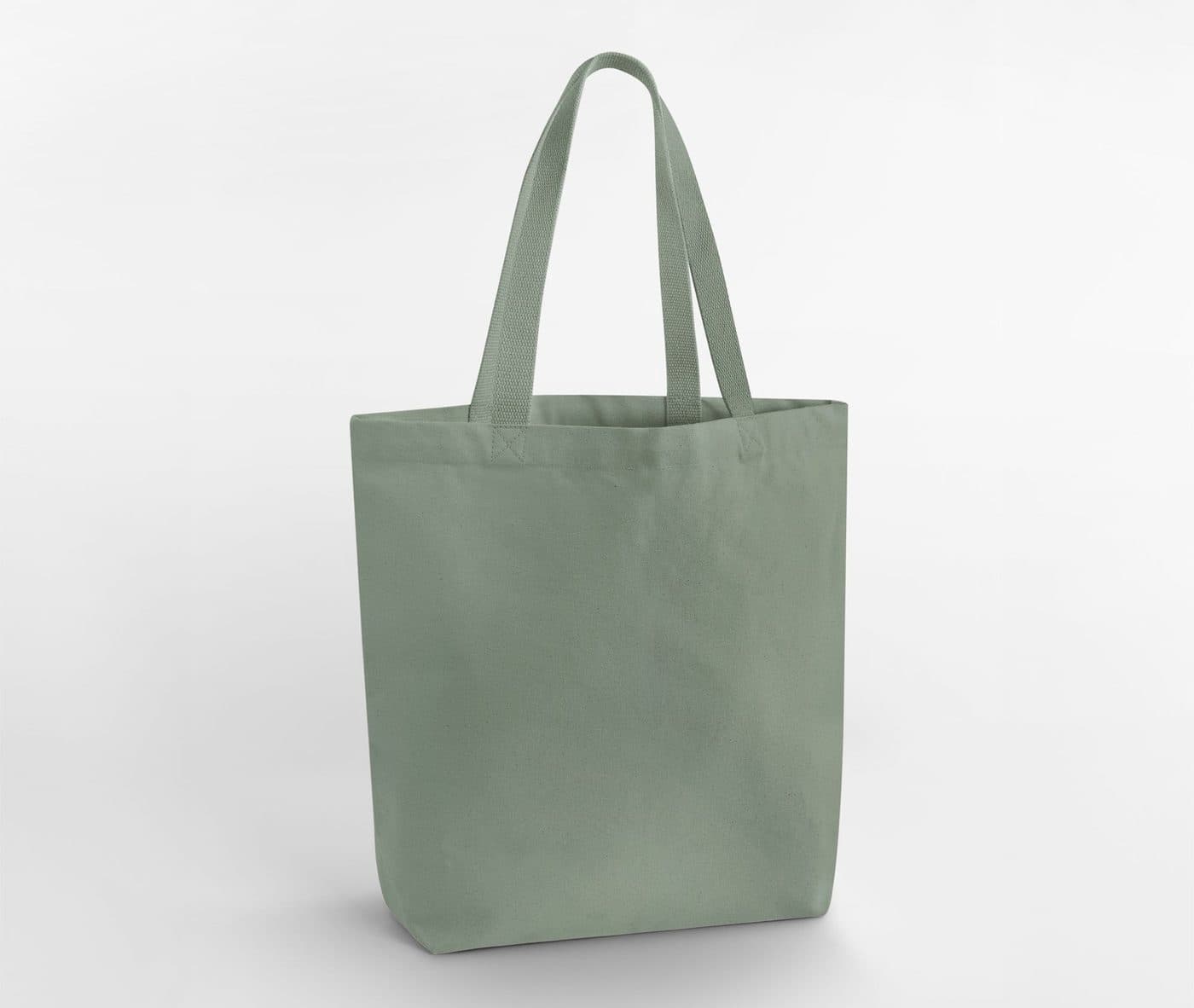 HEAVYWEIGHT CANVAS TOTE BAG coloris Vert poudré
