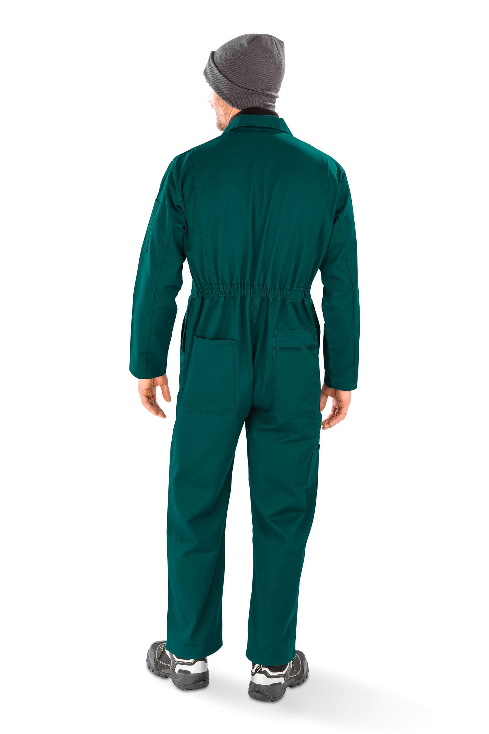 RECYCLED ACTION OVERALL WITH ZIP FRONT en situation