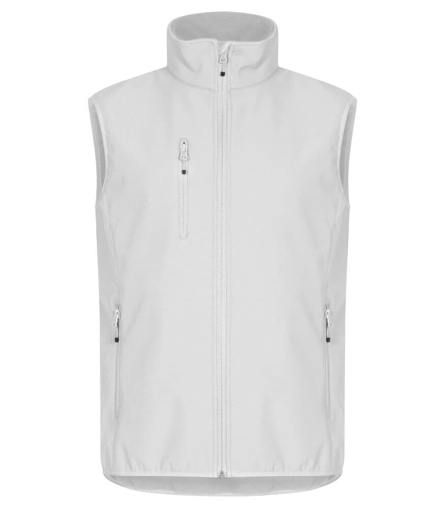 Clique Classic Softshell Vest coloris Blanc