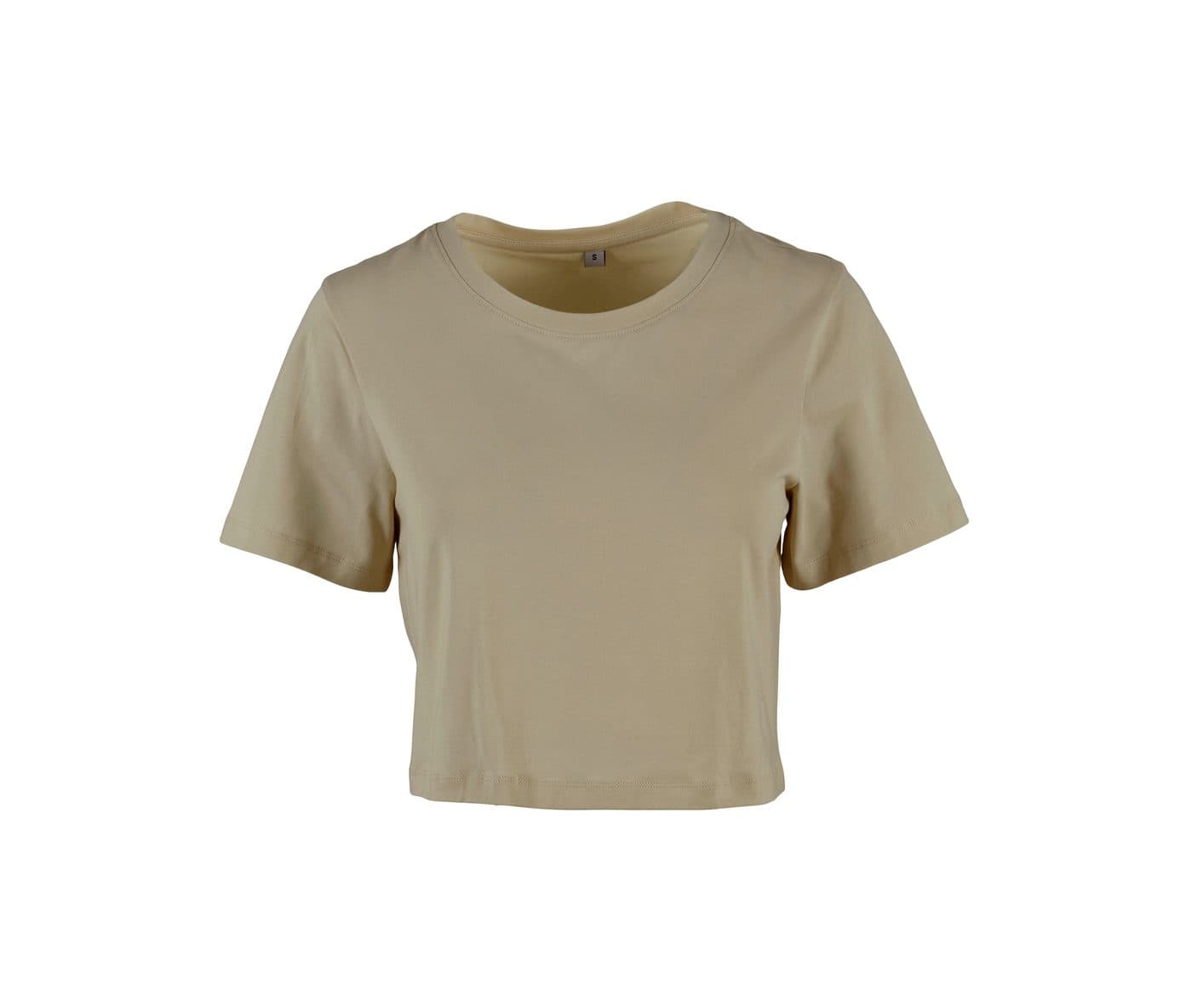 LADIES CROPPED TEE coloris Olive pâle