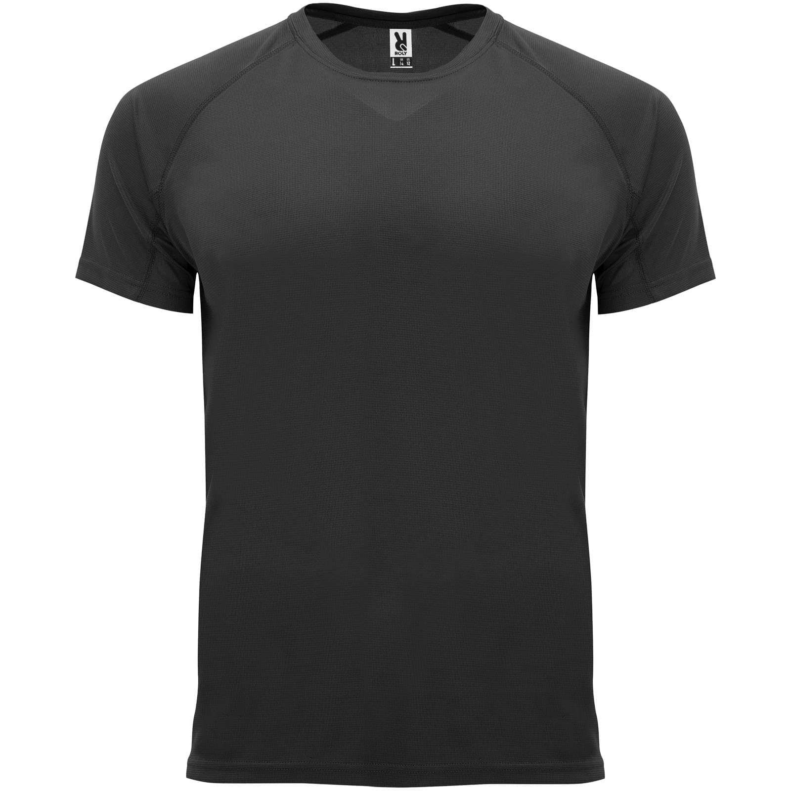 T-shirt de sport de 135 g/m² Bahrain à manches courtes pour enfant coloris Noir