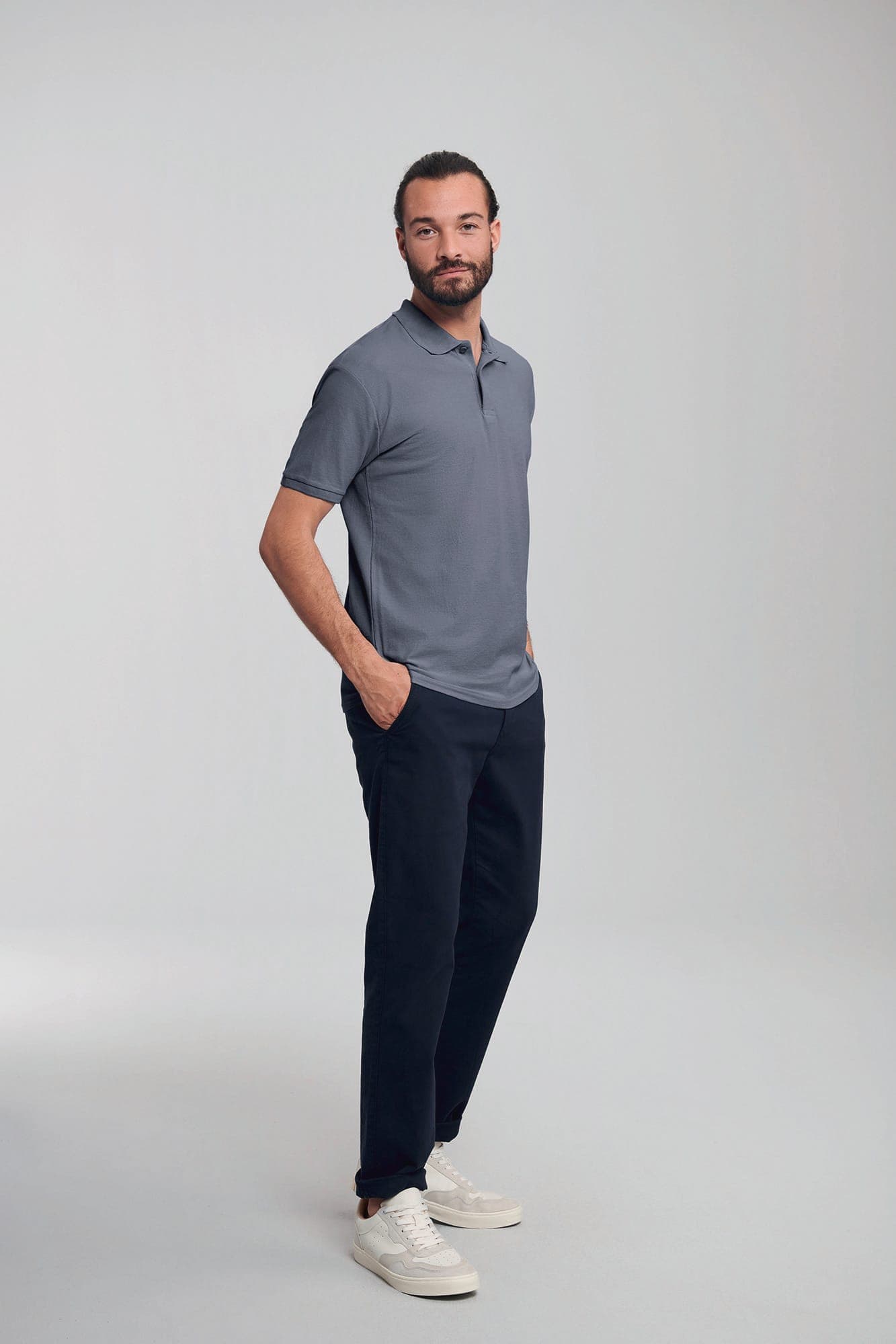 Polo homme Authentic Eco en situation