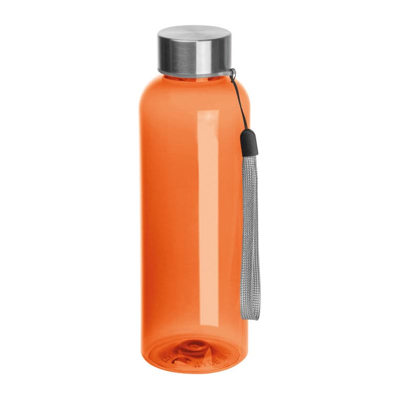 Bouteille PET recyclée coloris Orange
