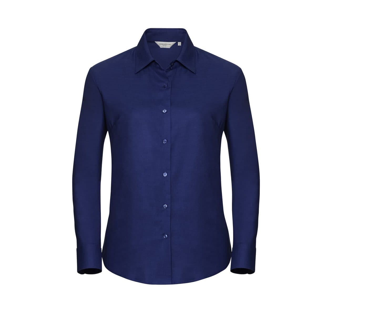 LADIES' LONG SLEEVE TAILORED OXFORD SHIRT coloris Bleu roi vif