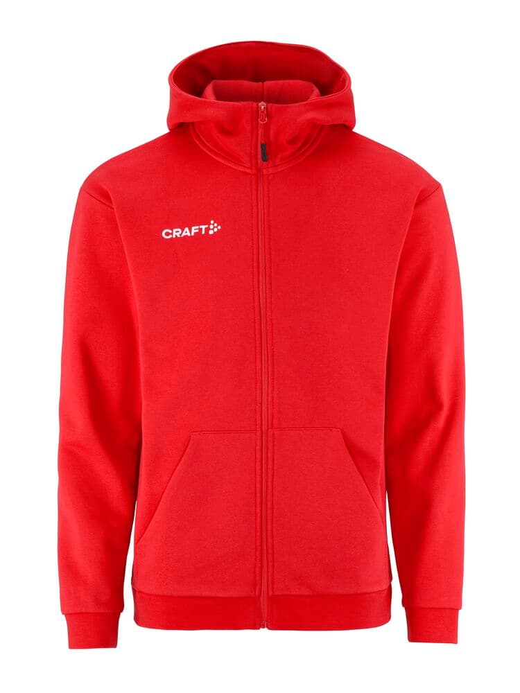 Craft Community 2.0 logo fz hoodie m coloris Rouge