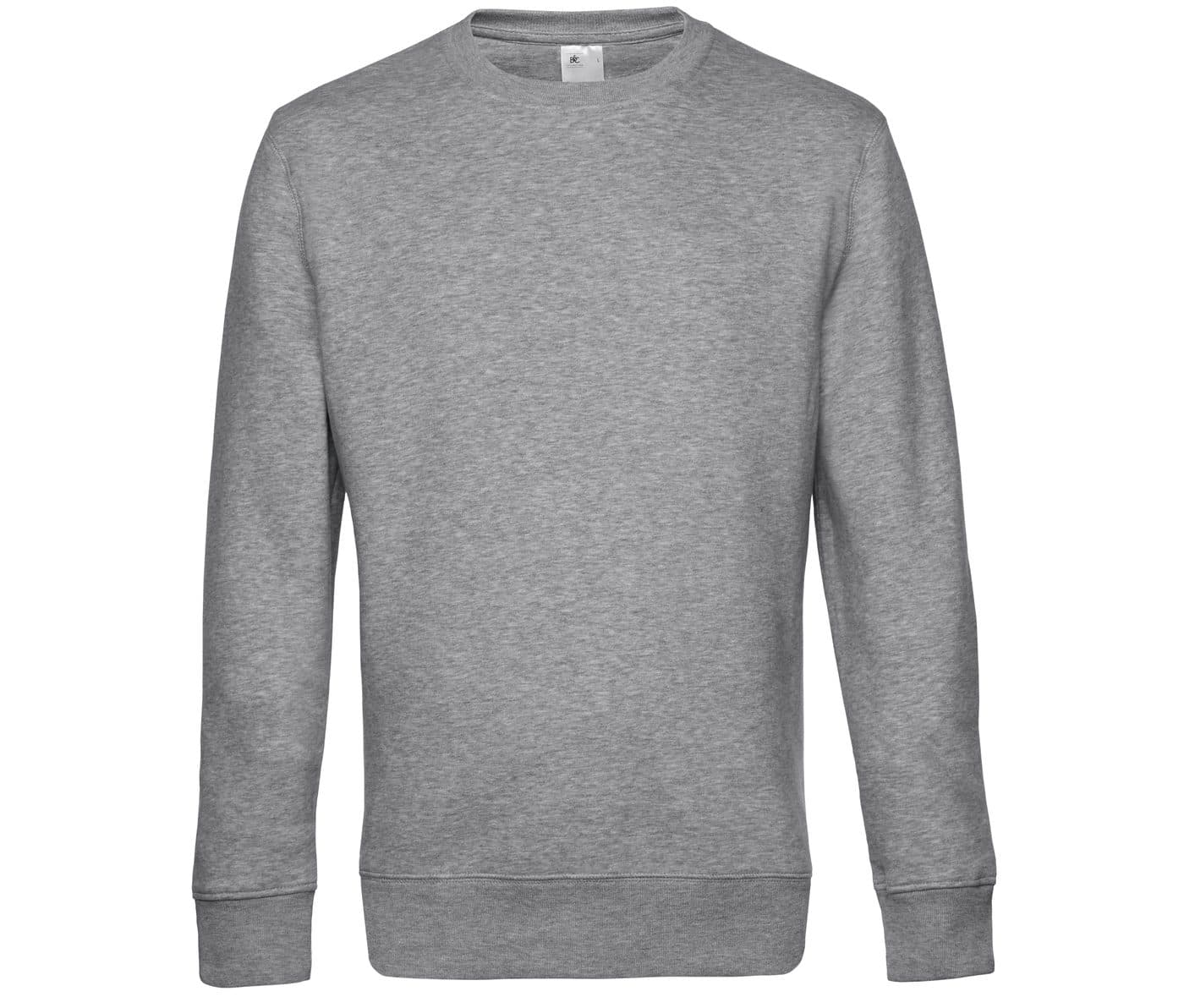 B&C KING CREW NECK coloris Gris chiné