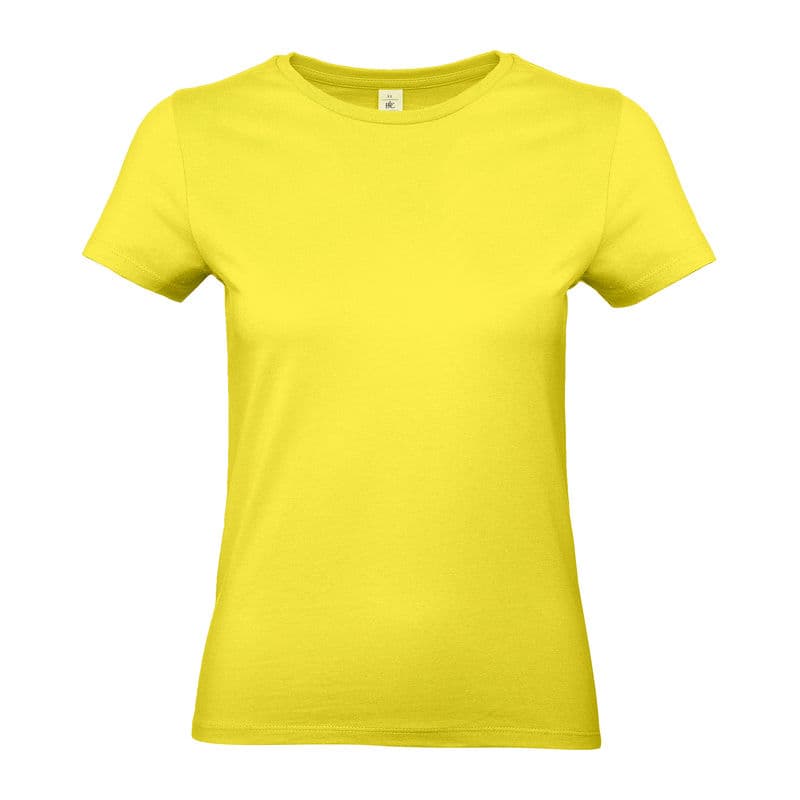 B&C #E190 /WOMEN T-SHIRT coloris Jaune solaire