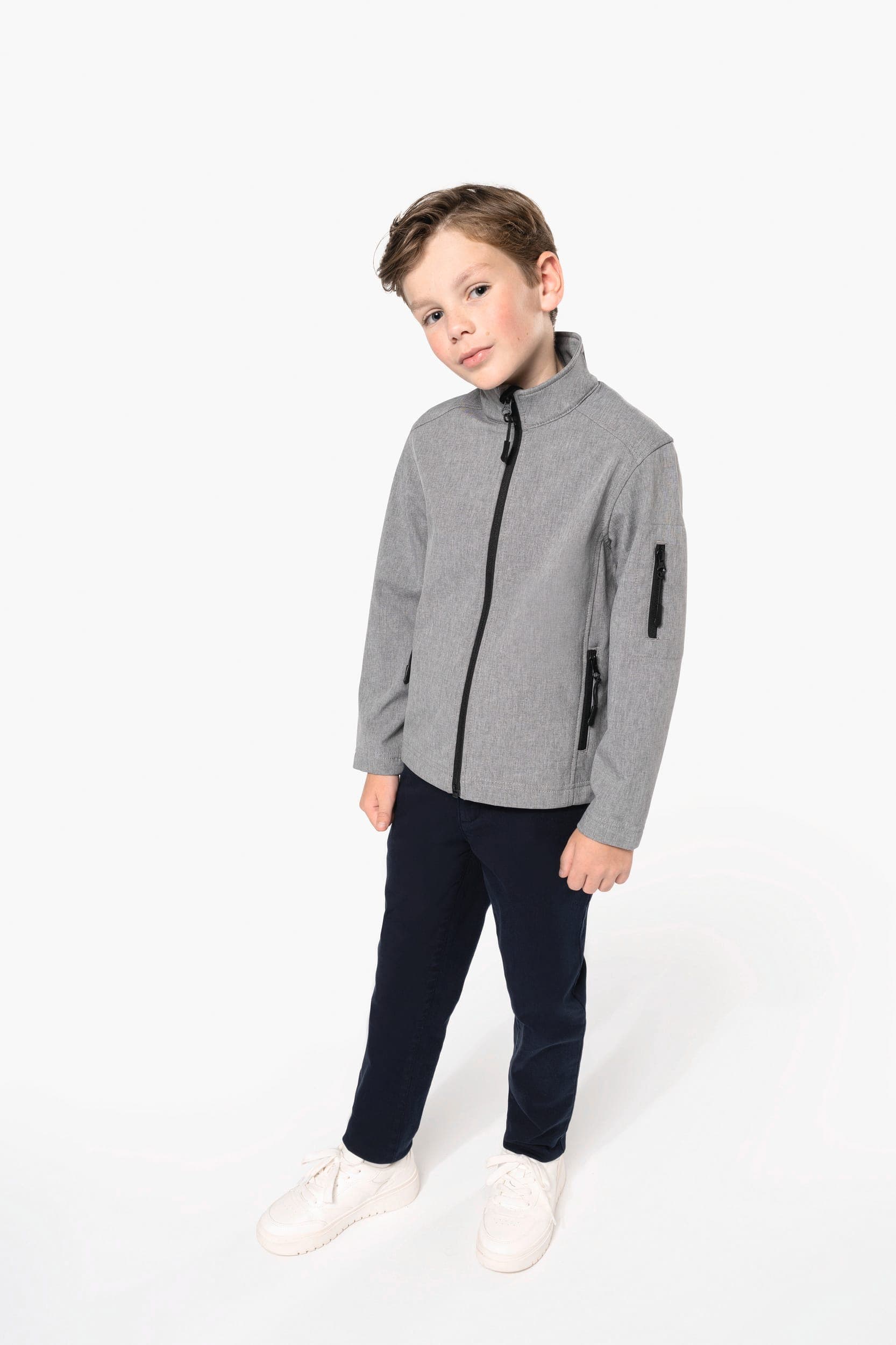 Veste softshell enfant en situation