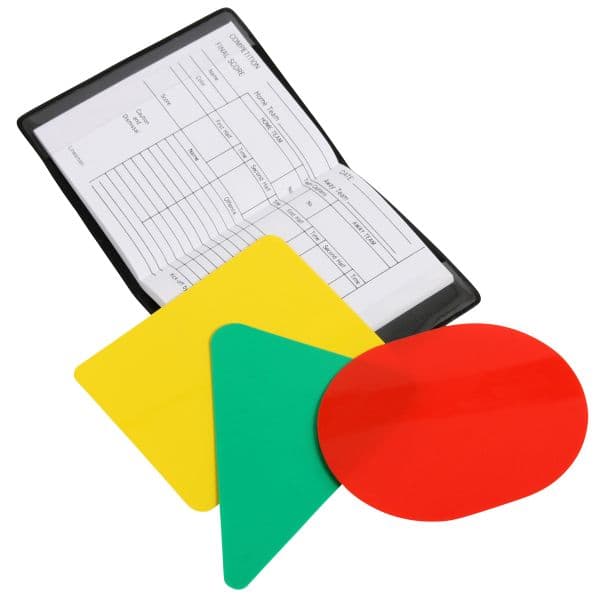 Ensemble cartons arbitre