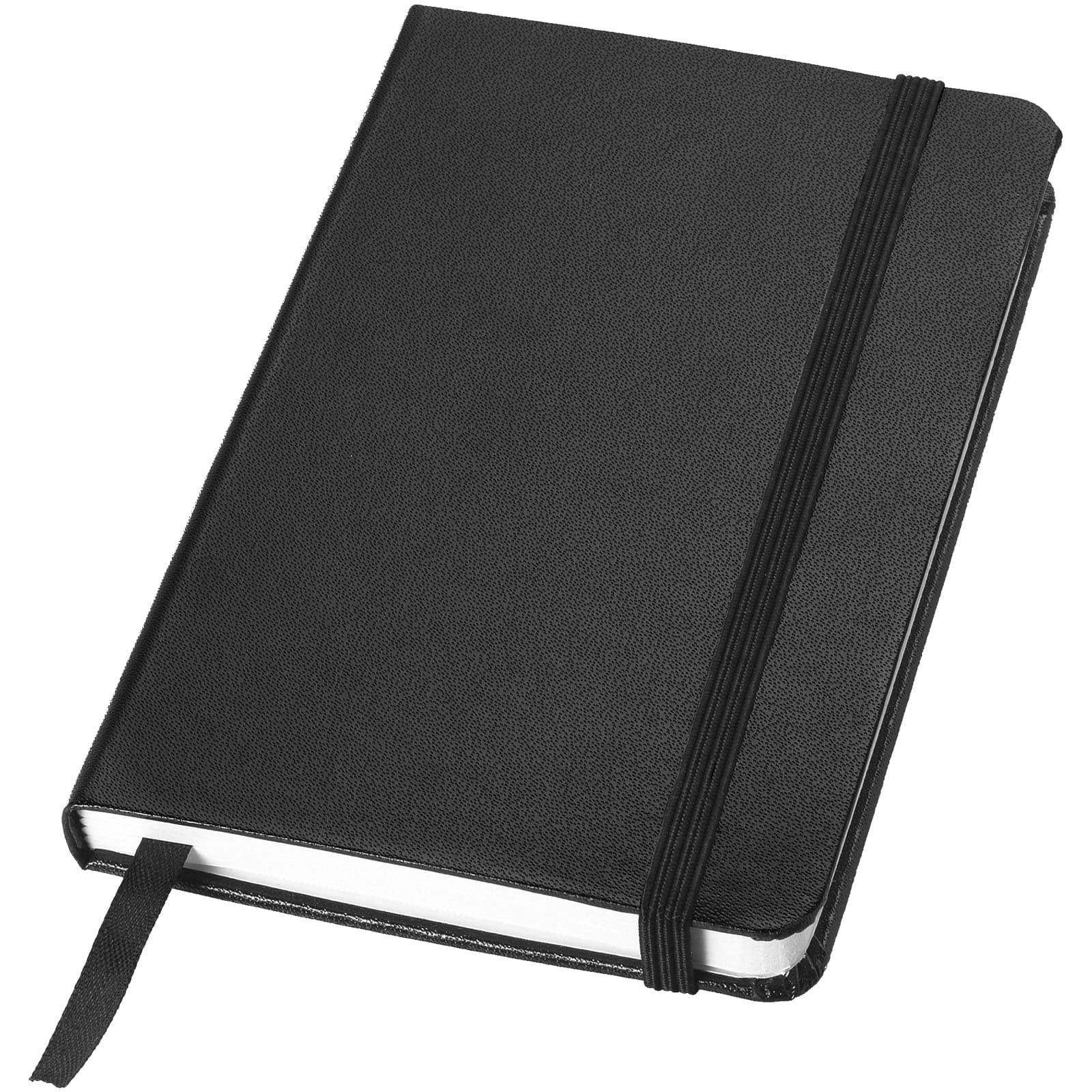 Bloc-notes de poche Classic format A6 à couverture rigide coloris Noir