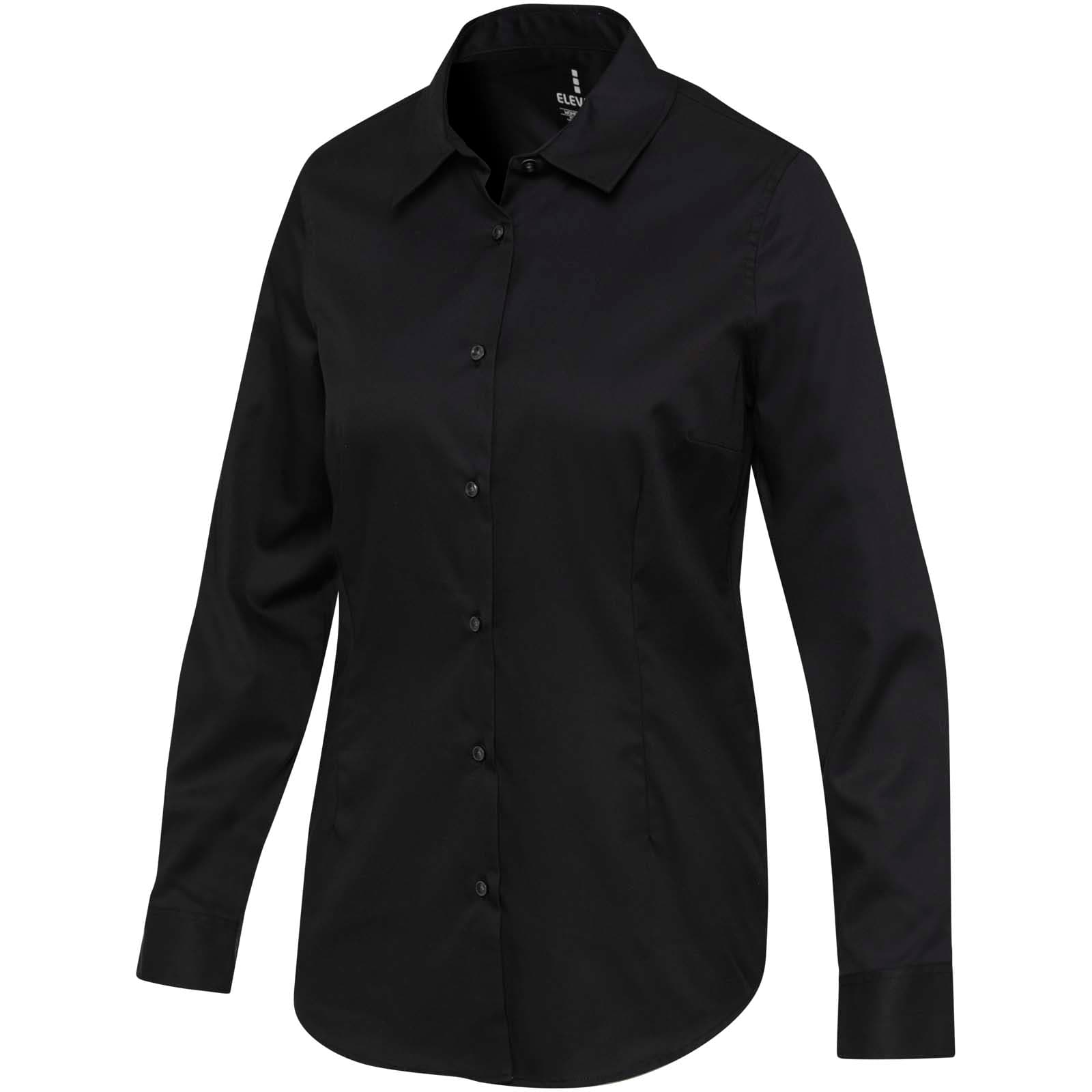 Chemise en sergé femme de 185 g/m² Citrine coloris Noir