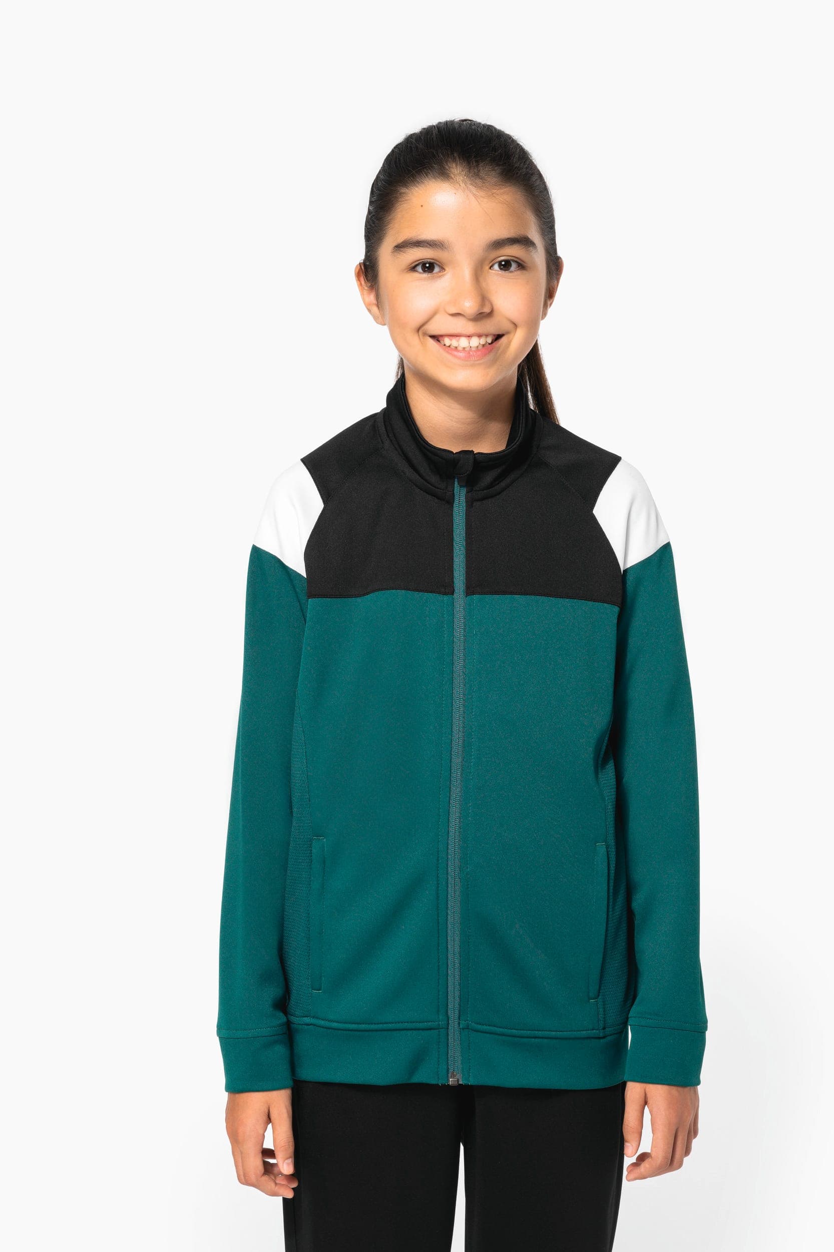 Veste de survêtement zippée enfant en situation