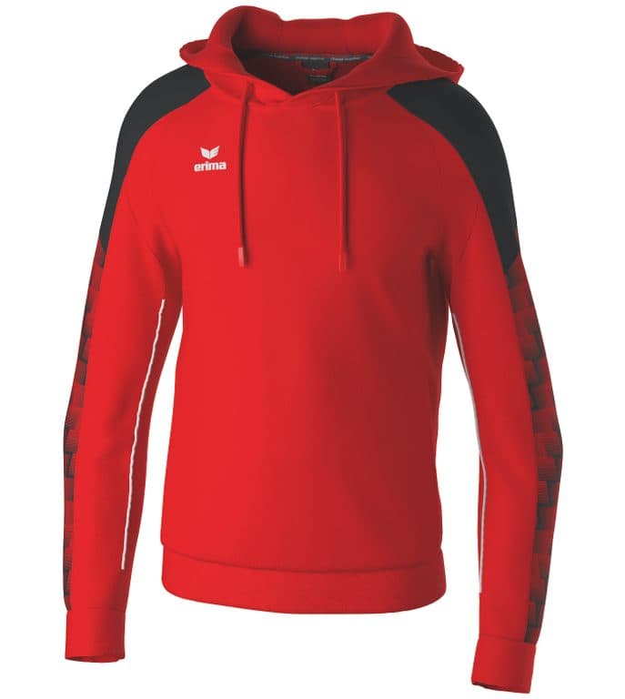 Sweat à capuche EVO STAR coloris Rouge / Noir