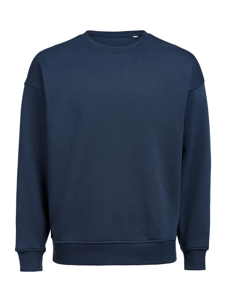UM Crewneck (OCS-RCS)  Coupe Loose Unisexe coloris Marine