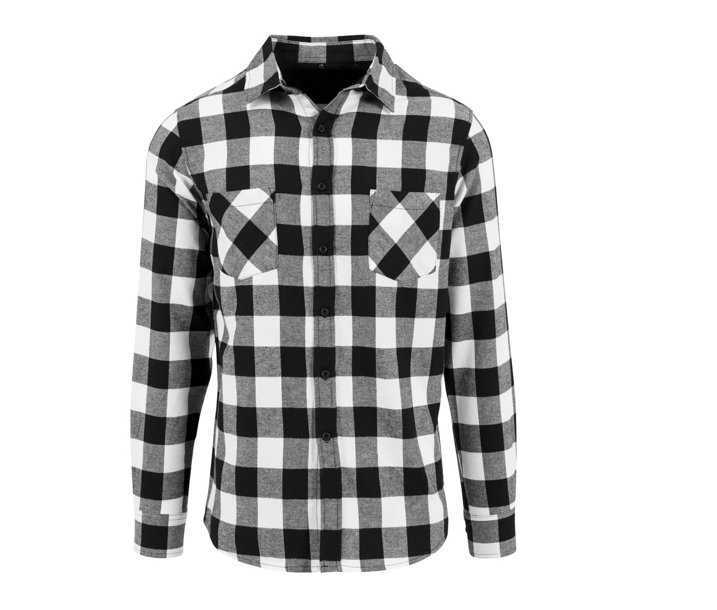 CHECKED FLANELL SHIRT coloris Noir / Blanc