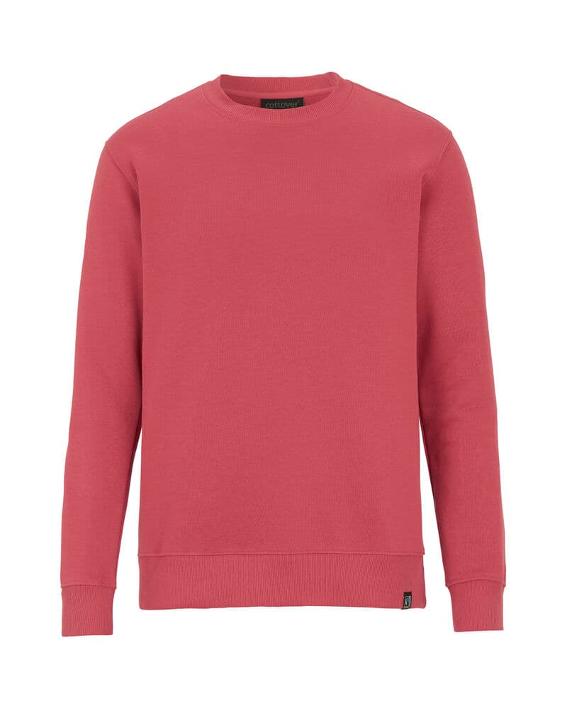 Key Sweat-shirt Col Ras du Cou Unisexe coloris Rouge Rouille
