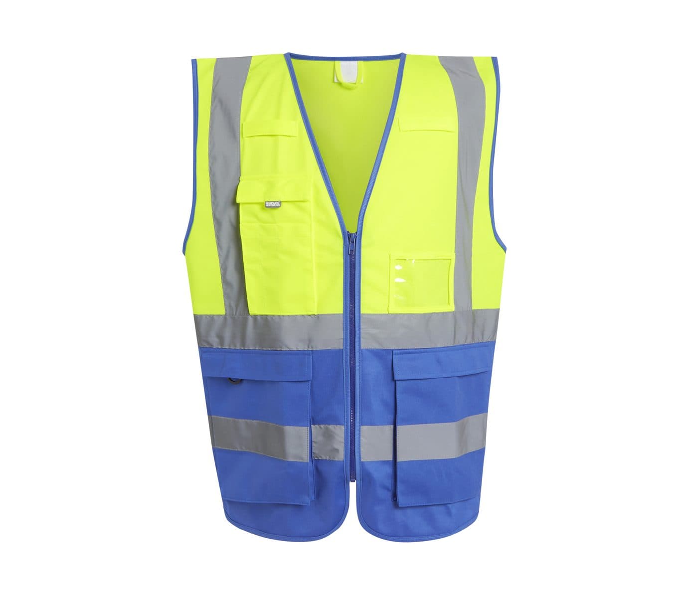 PRO HI-VIS EXECUTIVE VEST coloris Jaune / Bleu roi