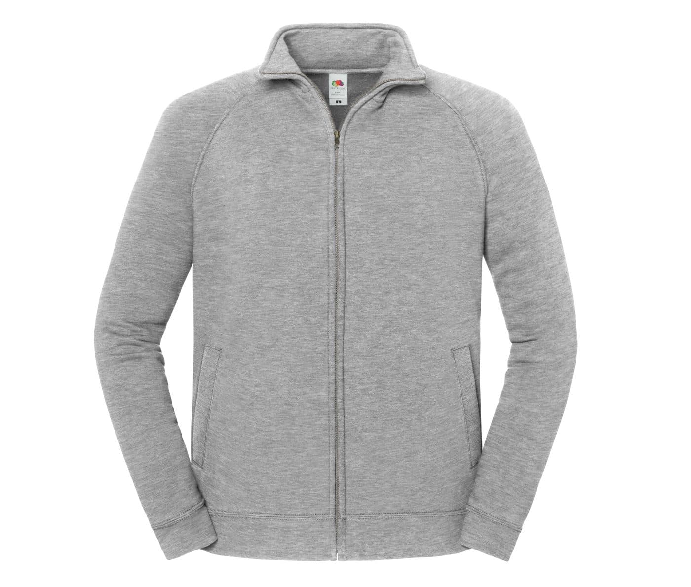 ICONIC PREMIUM SWEAT JACKET coloris Gris chiné sport