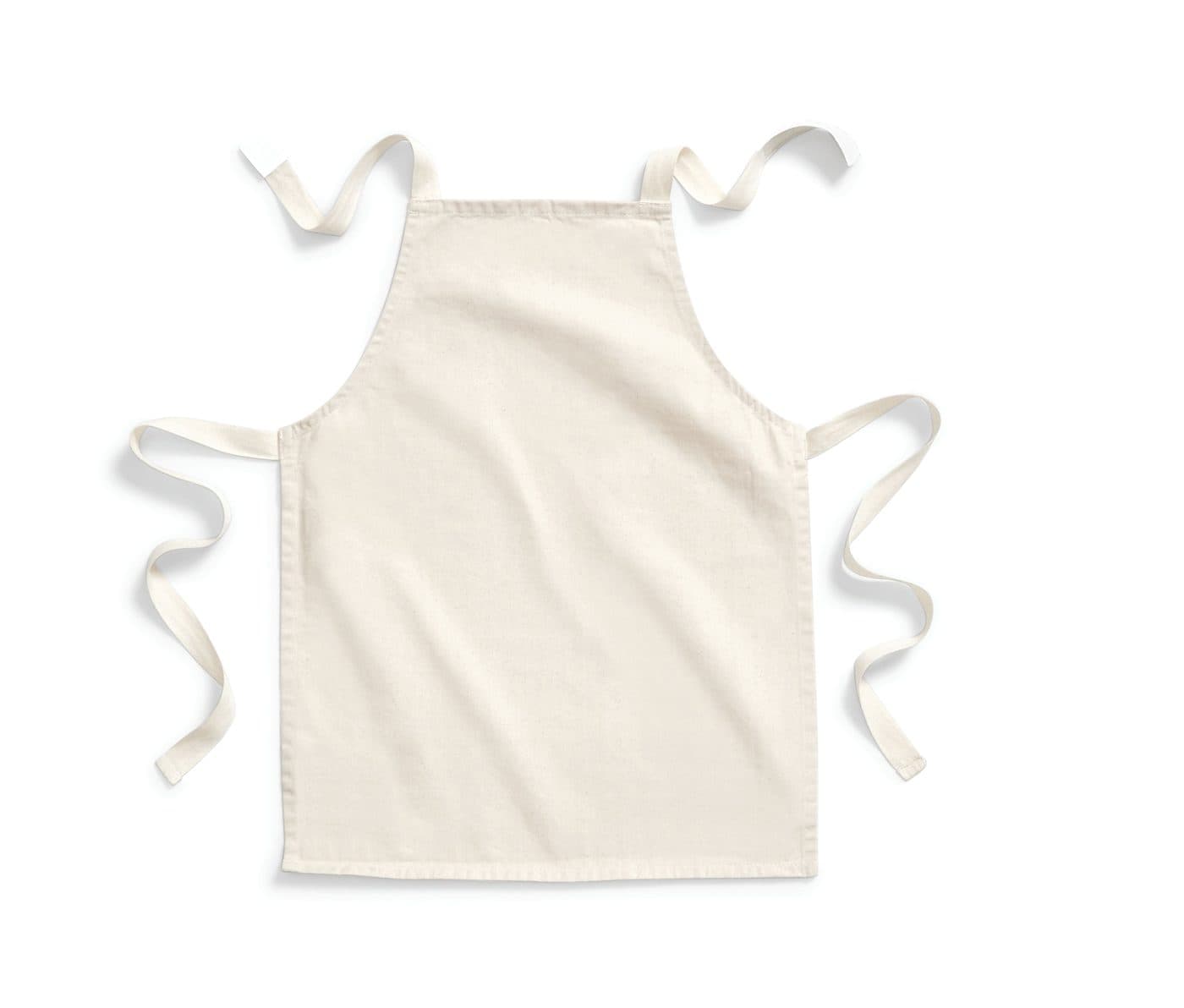 FAIRTRADE COTTON JUNIOR CRAFT APRON coloris Naturel