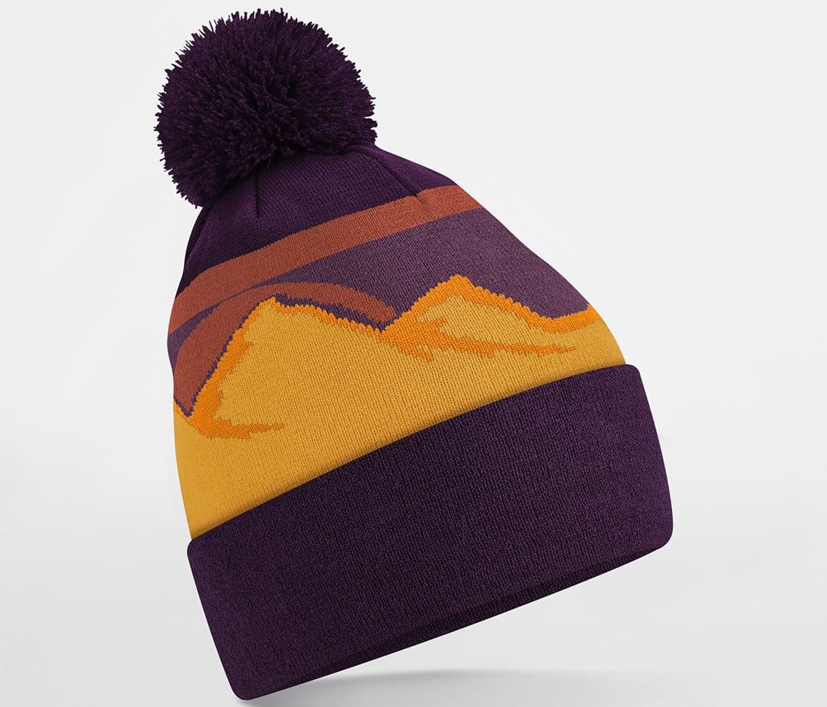 POMPOM MOUNTAIN PEAKS BEANIE