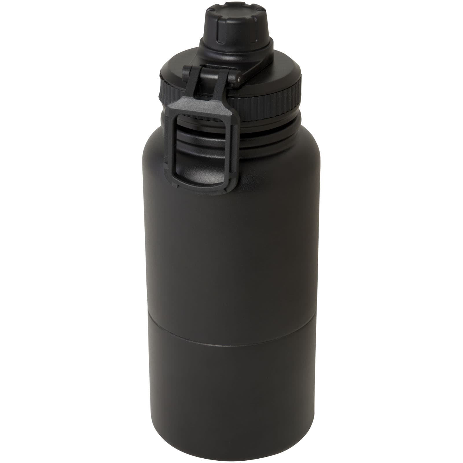 Bouteille de sport Dupeca de 840 ml avec isolation en acier inoxydable certifiée RCS coloris Noir