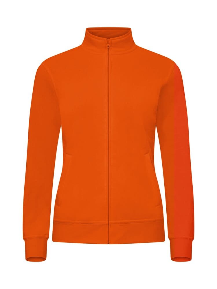 Clique Basic Cardigan Women coloris Orange haute visibilité