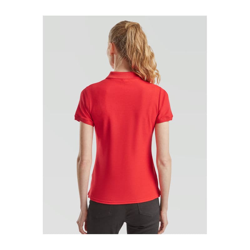 LADIES PREMIUM POLO coloris Rouge