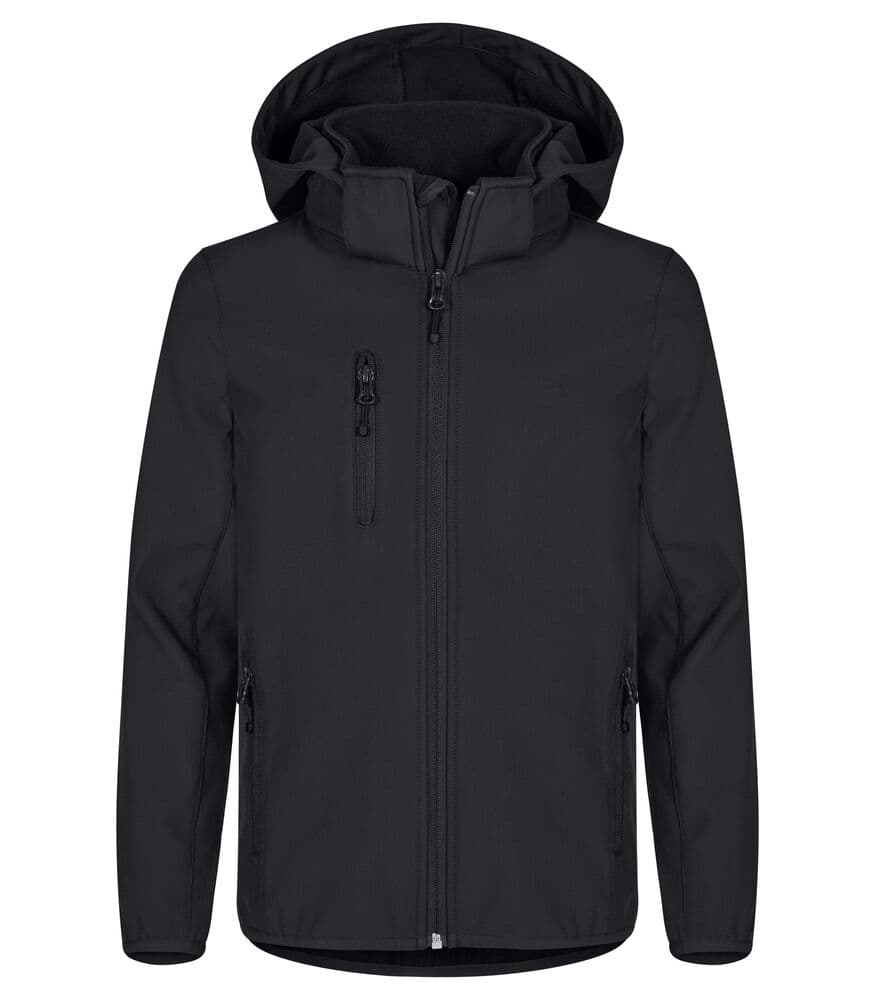 Clique Classic Softshell Jkt Junior coloris Noir