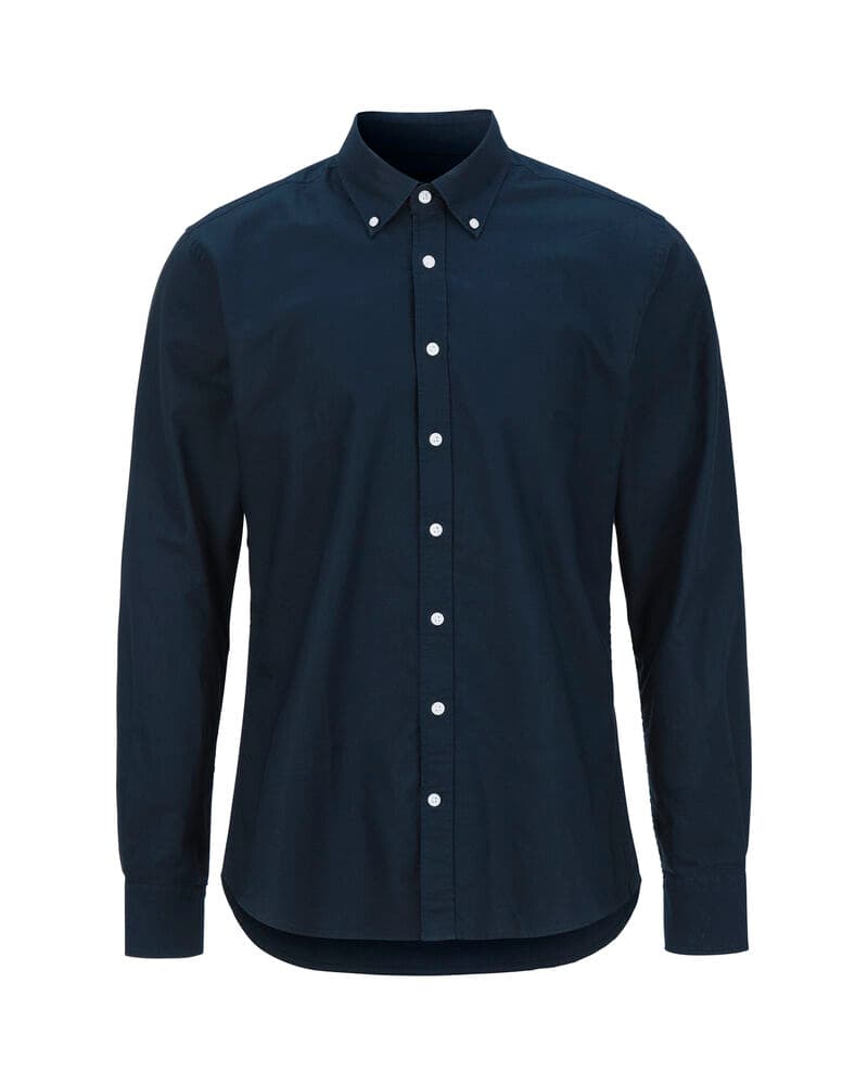 Chemise Oxford Coupe Slim Hommes Certifié GOTS